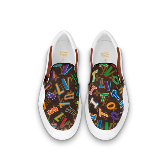 SNATCH THESE New LVxNBA LV Ollie Slip On Bricks for Men!