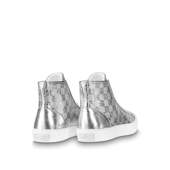 New Release - Get the Louis Vuitton Tattoo Sneaker Boot Silver at Outlet Prices!