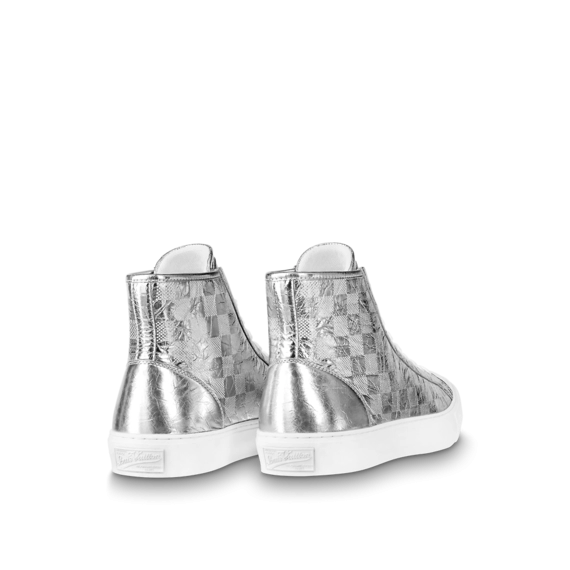 Louis Vuitton Tattoo Sneaker Boot Silver