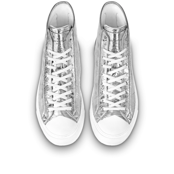 Louis Vuitton Tattoo Sneaker Boot Silver