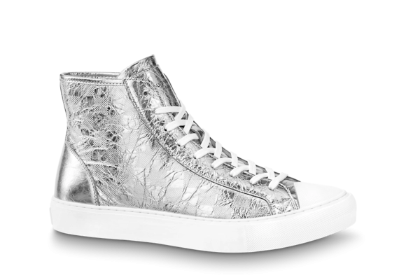 Louis Vuitton Tattoo Sneaker Boot Silver