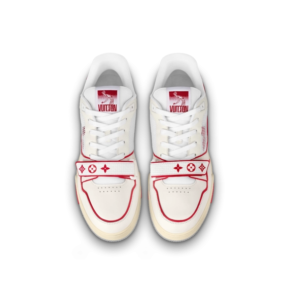 Louis Vuitton Trainer Sneaker Red