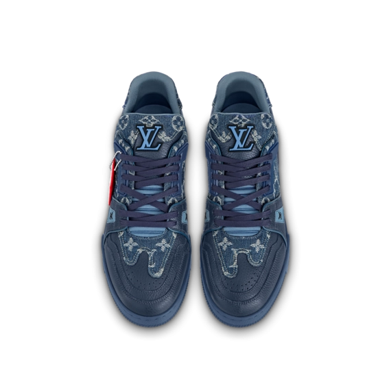 Get your original Blue LV Trainer Sneaker for men