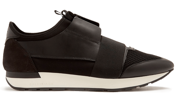 all black balenciaga race runners womens