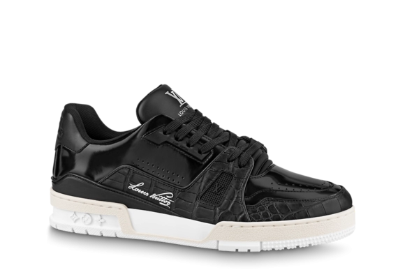 LV Trainer Sneaker Black for Men - Buy Now!