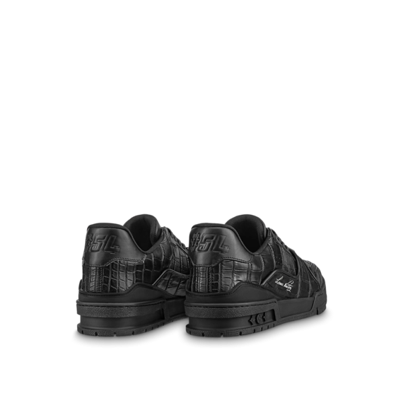 Invest in Stylish Alligator Leather LV Trainer Sneaker for Men.