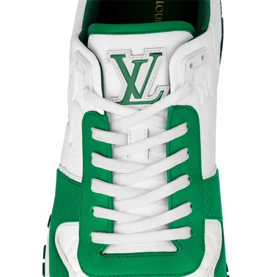 New Louis Vuitton Run 55 Away Sneaker Green for Men