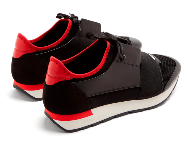 Put Some Pep In Your Step with BALENCIAGA Race Runners - Red/Black!