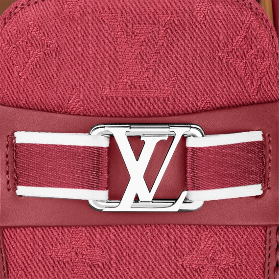 Buy Louis Vuitton Hockenheim Mocassin Bordeaux Red Men's Shoes Now