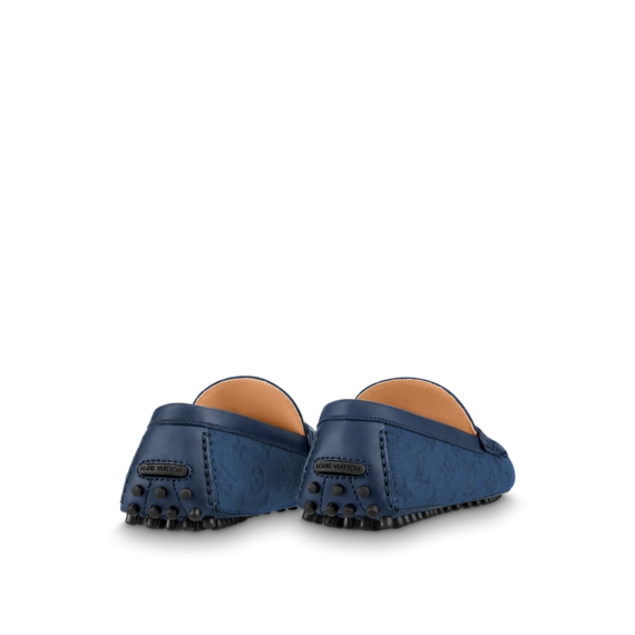 Look Stylish with Louis Vuitton Hockenheim Mocassin Navy Blue for Men