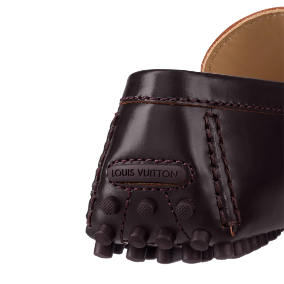 Louis Vuitton Hockenheim Mocassin Moka Brown for Men - Original