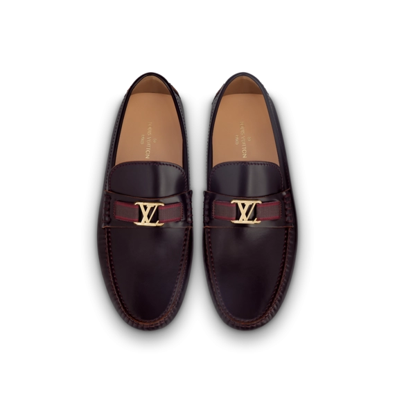 Louis Vuitton Hockenheim Mocassin Moka Brown for Men - New