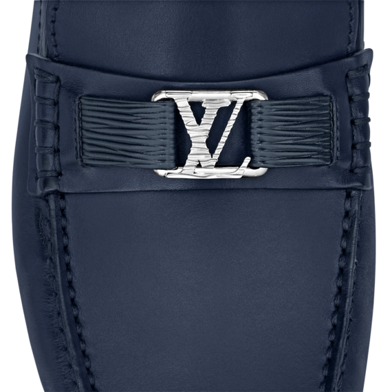Louis Vuitton Hockenheim Mocassin in Navy Blue for the Modern Man