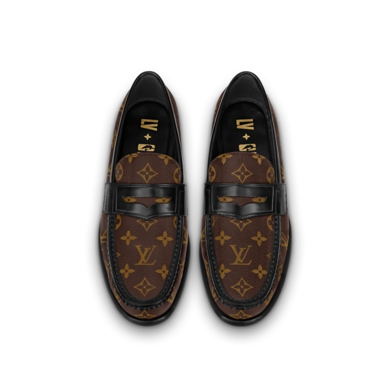 Shop Men's Louis Vuitton LVxNBA LV Loafers