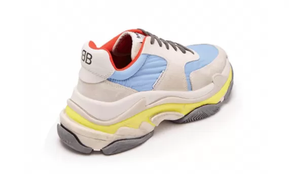 Get The New 2.0 Blue & Red TRIPLE S TRAINERS By Balenciaga For Men