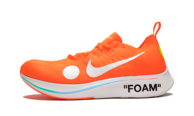 Men's Nike x Off-White Zoom Fly Mercurial Flyknit Shoes - Orange