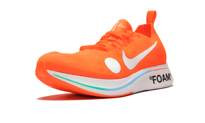 Brighten up your wardrobe with Womens Orange Nike x Off-White Zoom Fly Mercurial Flyknit from OriginalStore