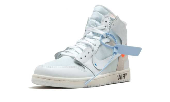 Stylish Women's White Air Jordan 1 x Off-White High Retro Sneakers - Shop Original Store