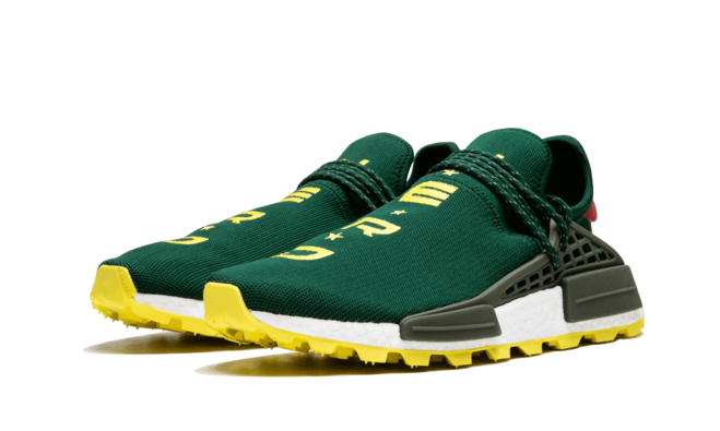 Fresh Design from Pharrell Williams NMD Human Race TRAIL NERD Green - Men's