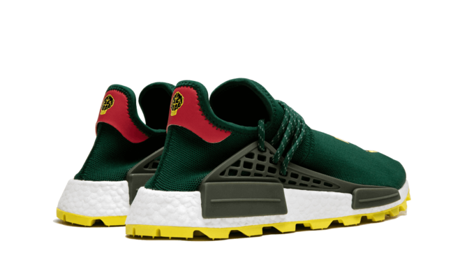 Men's Pharrell Williams NMD Human Race TRAIL NERD Green - New