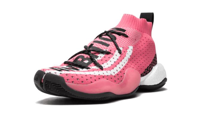 Get Discounted Men's Pharrell Williams Crazy BYW LVL 1 Pink Sneakers Outlet Sale