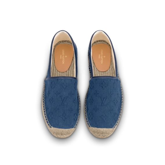 Look fashionablein the sleek Louis Vuitton Bidart Espadrille designed for men.