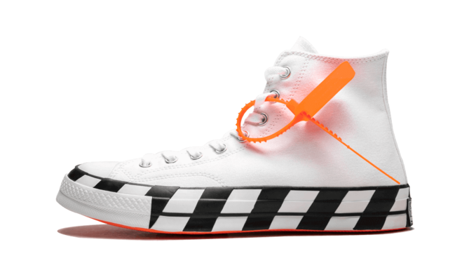 Women's White Converse Chuck 70 Hi Off White Sneakers for Sale