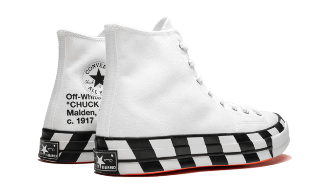 Converse Chuck 70 Hi Off White - WHITE CONE BLACK