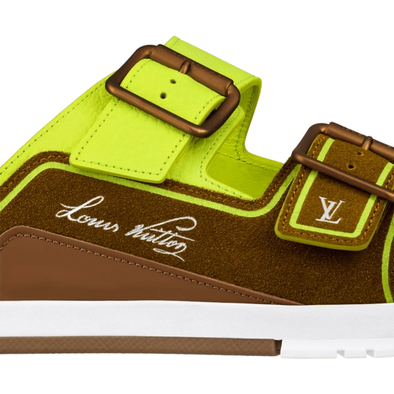 LV Trainer Mule- New: Get the trending new style in mules, the LV Trainer Mule for men.