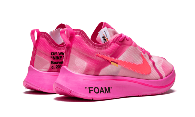 Buy Women's Nike The 10 x OFF WHITE Zoom Fly TULIP PINK / RACER PINK Sneakers