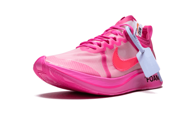 Quality Nike The 10 x OFF WHITE Zoom Fly TULIP PINK / RACER PINK Footwear for Women