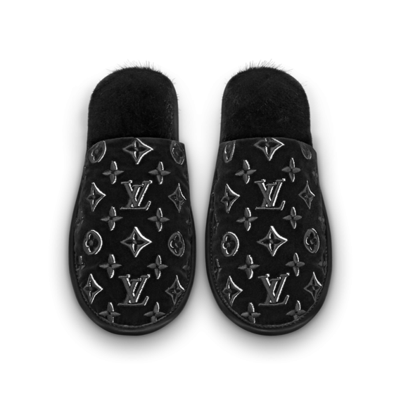 Original Price On Women's LV Suite Flat Open Back Loafers - Shop Sale Now