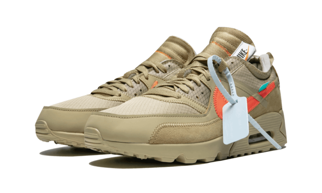 Ladies Style Up with Off-White x Nike Air Max 90 - Desert Ore