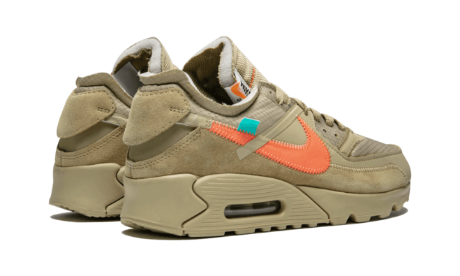 Get the Latest Women's Off-White x Nike Air Max 90 - Desert Ore