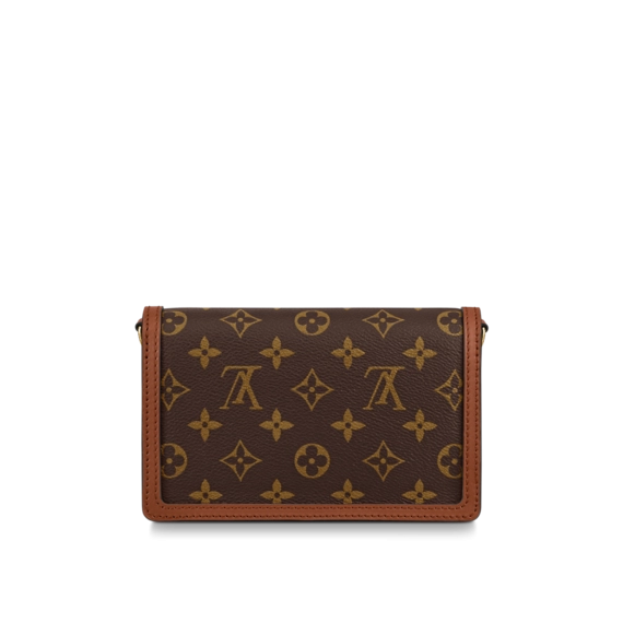 Women's trendy Louis Vuitton Dauphine Chain Wallet