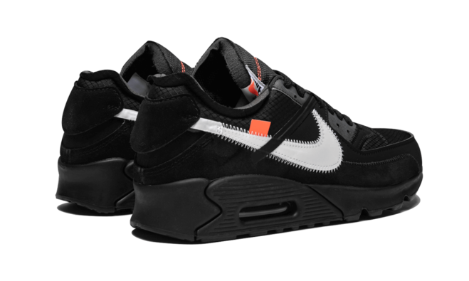 Stand Out from the Crowd with the Latest in Menswear: Off-White x Nike Air Max 90 - Black. Buy Now!