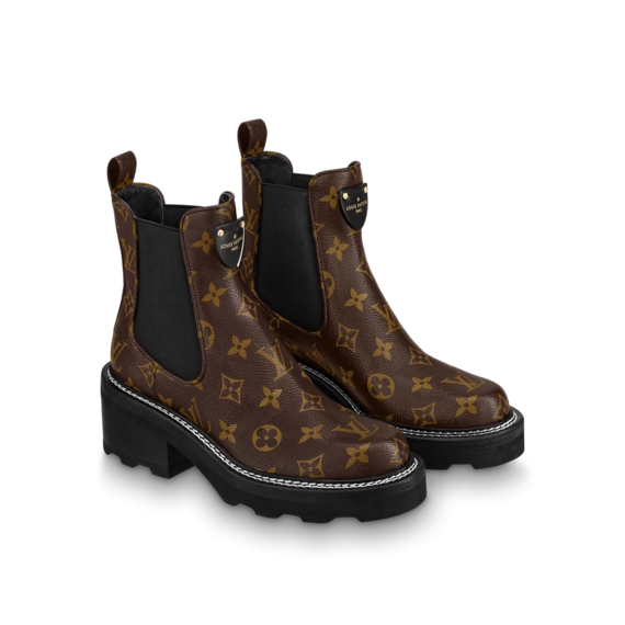 Stylish Louis Vuitton Beaubourg Ankle Boot for Women's Outlet