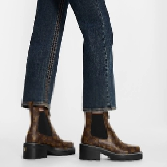 New Louis Vuitton Beaubourg Anke Boot for Women