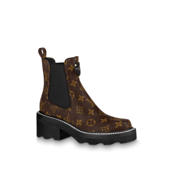 Women's Original Louis Vuitton Beaubourg Ankle Boot Outlet