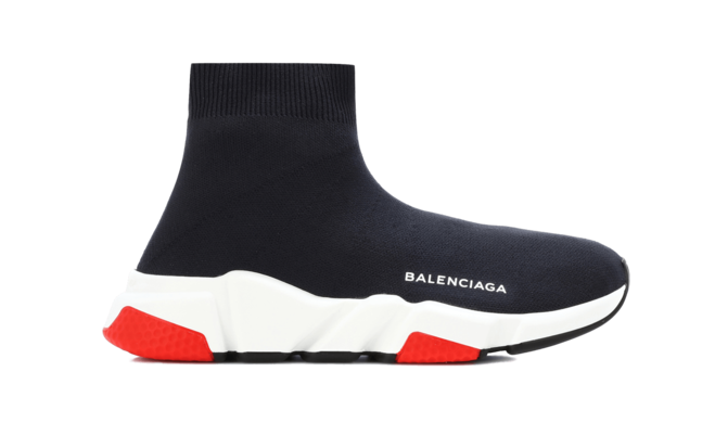 Women's Balenciaga Speed Runner MID Black/Red sneakers - Original and New