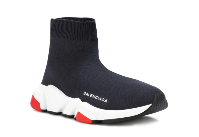 Women's Balenciaga Speed Runner MID sneakers in Red/Black - Brand New