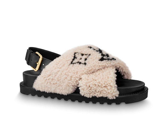 Buy Women's Louis Vuitton Paseo Flat Comfort Sandal at Outlet Sale