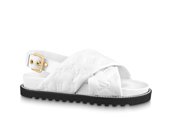 Women'sLouis Vuitton Paseo Flat Comfort Sandal: Look Outlet Fresh and New.