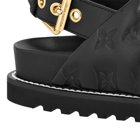 Women's Louis Vuitton Paseo Flat Comfort Sandal - Sale