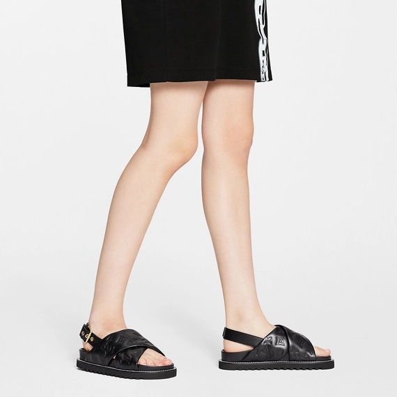 Women's Louis Vuitton Paseo Flat Comfort Sandal - Original