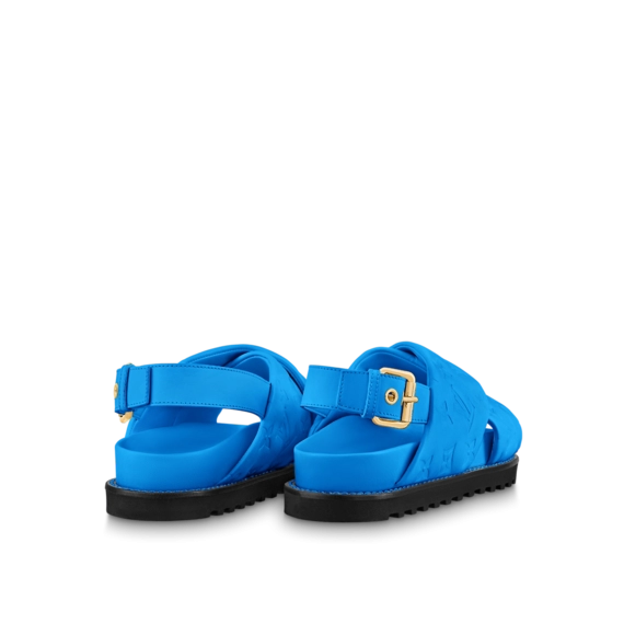 Check Out the Latest Women's Louis Vuitton Paseo Flat Comfort Sandal!