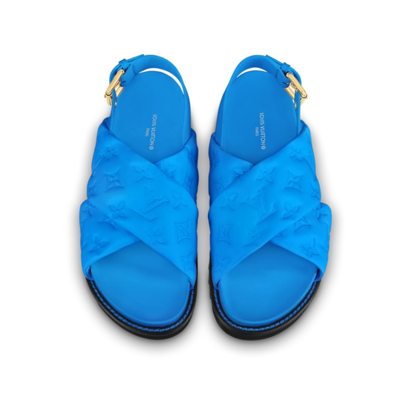 Women - Get the Louis Vuitton Paseo Flat Comfort Sandal Today!