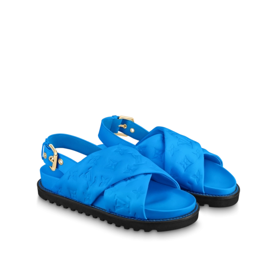 Women's Louis Vuitton Paseo Flat Comfort Sandal - Get it Now at the Outlet!