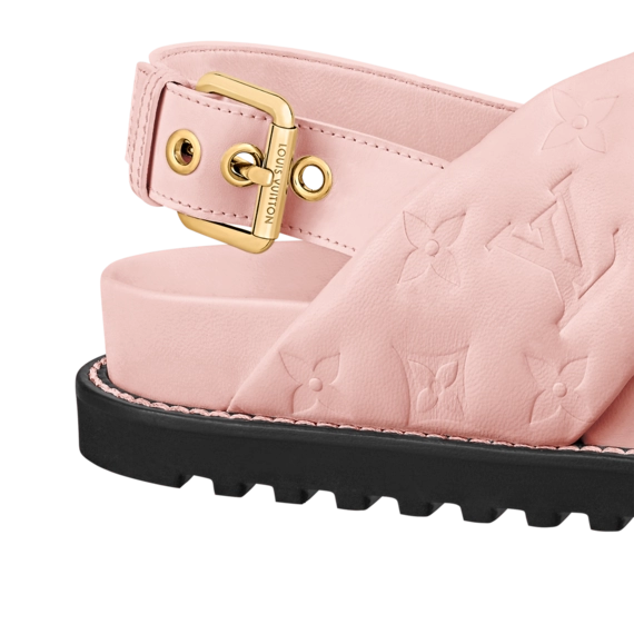 New Louis Vuitton Paseo Women's Flat Comfort Sandal - Original Women's Footwear