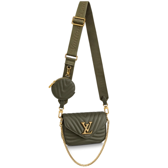 Buy designer Louis Vuitton New Wave Multi-Pochette for women, a new stylish accessory.